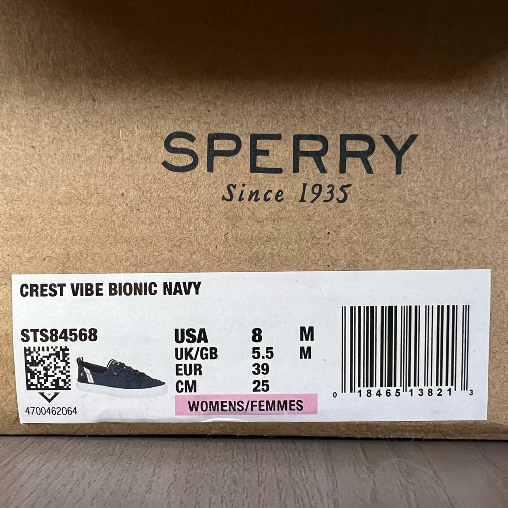New Sperry CREST VIBE BIONIC DARK NAVY - Picture 15 of 16